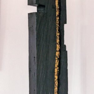 Klaus Schröder, Sculpture, No Title, 2016, Germany, Ebony Gold Leaf