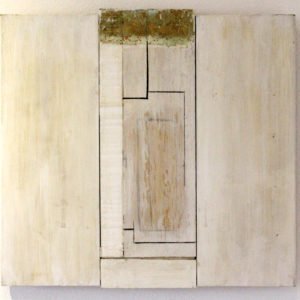 Klaus Schröder, Sculpture, Board Object, 1998, Germany, Pine stained with Color