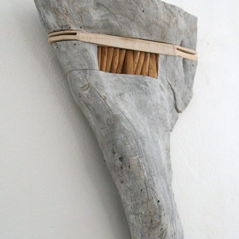 Klaus Schröder, Sculpture, Board Object, 2012, Germany, Pine, dyed
