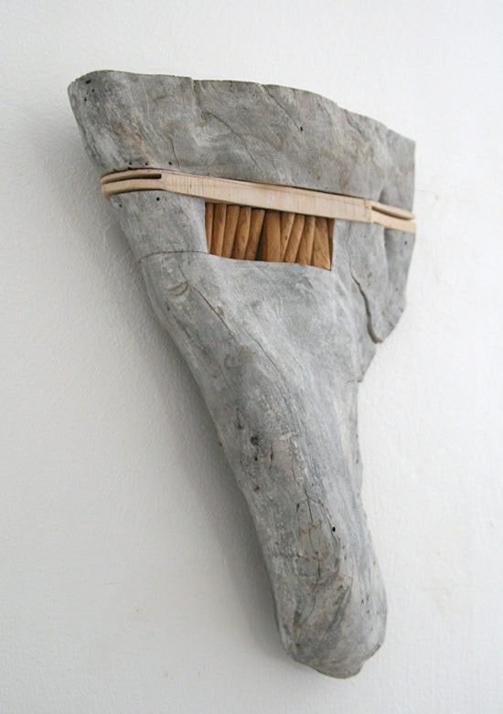Klaus Schröder, Sculpture, Board Object, 2012, Germany, Pine, dyed