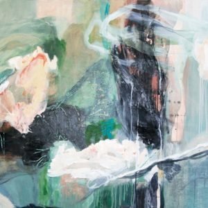 Anne Bahrinipour, Painting, Time of the Wolves, 2014, Acrylic pigments on Canvas